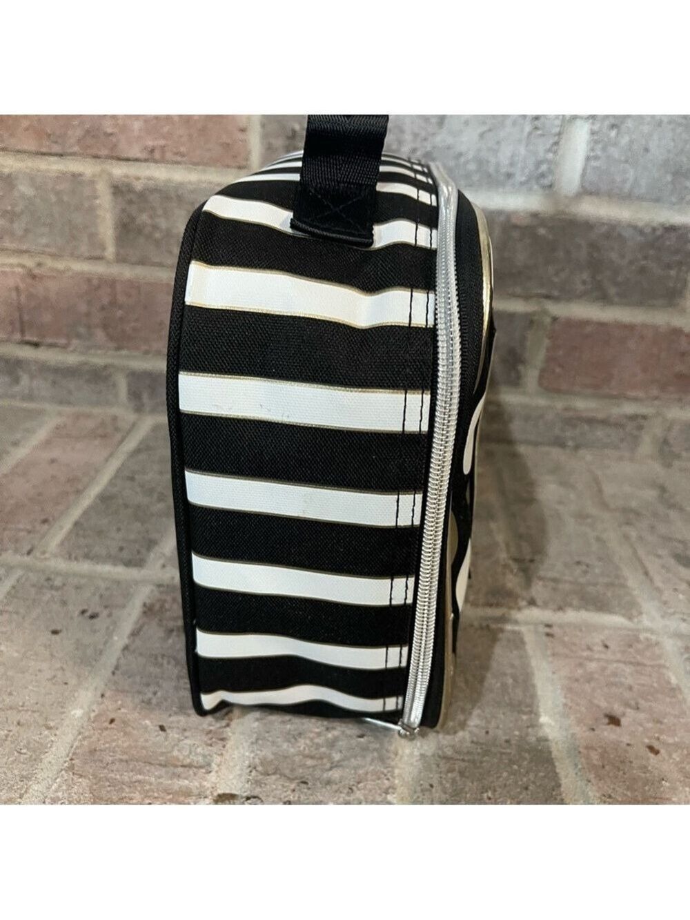 Justice Black and Gold Polka Dot Cosmetic Bag - Picture 7 of 10